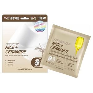 Korean Skincare Fermented Rice + Ceramide Firm Boosting Hydrogel Mask
